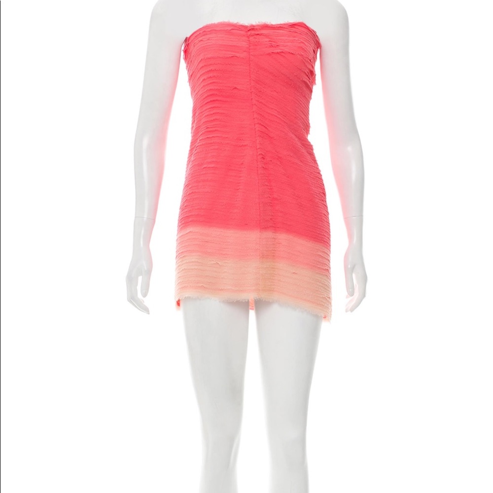 Alice + Olivia Pink Silk Rigby Dress XS